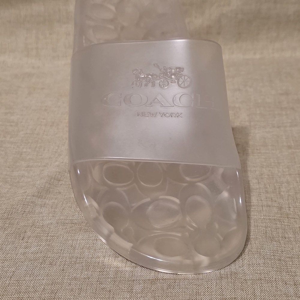 Coach Transparent Slide Sandals - Picture 6 of 6